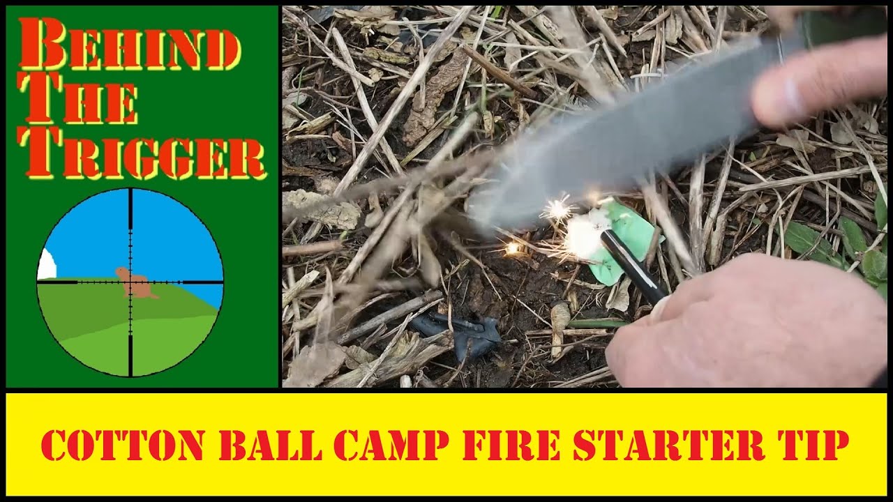 Cotton Ball and Petroleum Jelly Camp Fire Starter YouTube