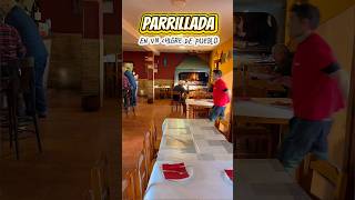 Parrillada de carne en un chigre de pueblo de Asturias: Bueno, bonito y barato #parrilla #asturias