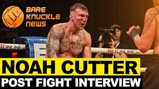 BKFC fighter Noah Cutter Fights His Heart Out and Wins!!!! Interview by Lorenzo Hunt