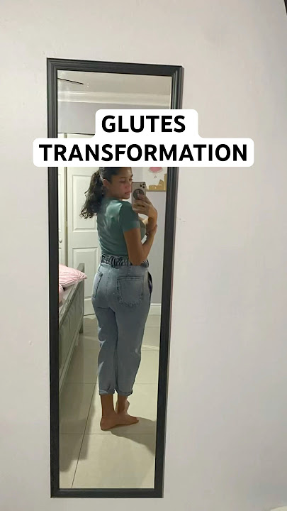My glute transformation! 🍑🫶🏾 #gymgirl #transformation #glutes #weightloss #glutegrowth