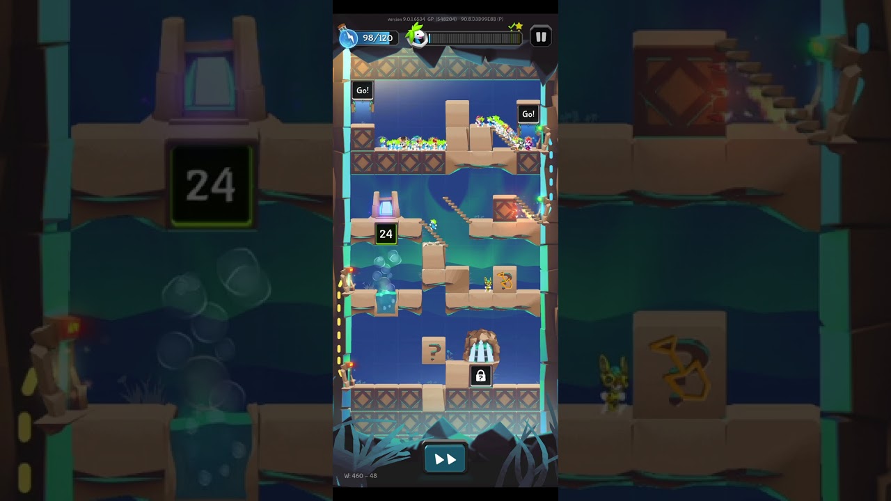 Lemmings W 460 - 48. Walkthrough. (87. Ocean Bird Sanctuary) - YouTube