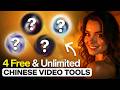 Stop Paying for AI Videos! 4 FREE &amp; Unlimited CHINESE AI Tools (2026 Test)