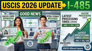 USCIS Good News: Green Card & Work Permit Processing Update | Latest I-485, I-765 & EAD News (2026)