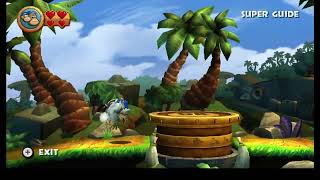 Donkey Kong Country Returns - Super Kong Gameplay | World 1-1 Jungle Hijinxs (Auto Clear) screenshot 2