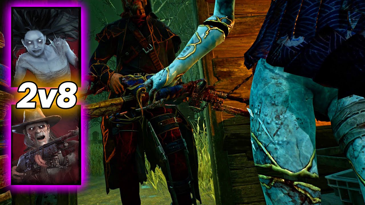 Dead By Daylight 2v8 Spirit & Deathslinger Gameplay - YouTube