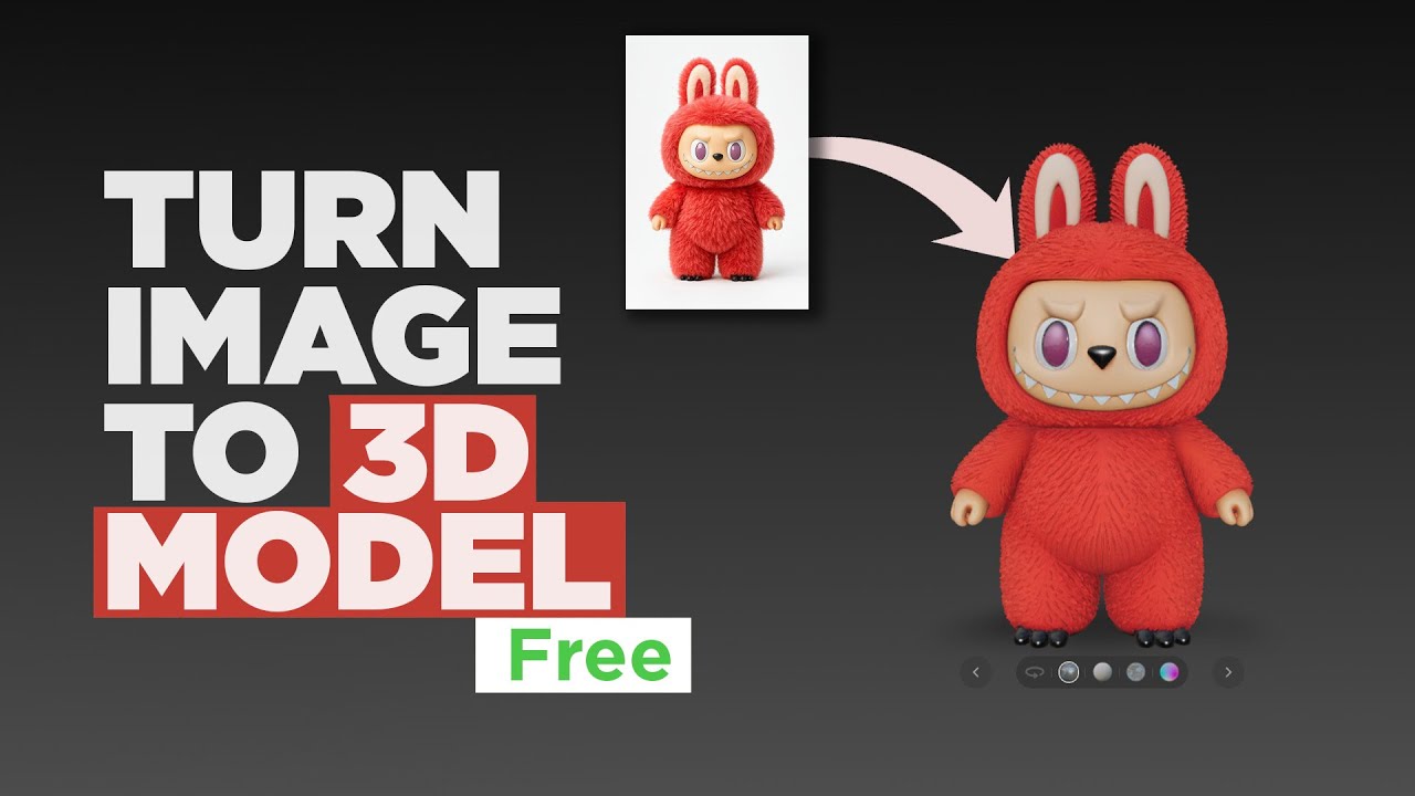 Convert 2D images to 3D models with AI for free | Hunyuan 3D-2.5