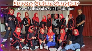 Burung Dalam Sangkar Line Dance choreo by Helina Abhen (INA)-Juni 2023 Demo by Permata Ceria