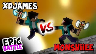 Monshiiee VS XDJames (Minecraft Fight Animation) Song
