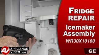 GE Refrigerator - Not Producing Ice - Icemaker Assembly Repair and Diagnostic
