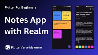 Note App with Realm ( local database )
