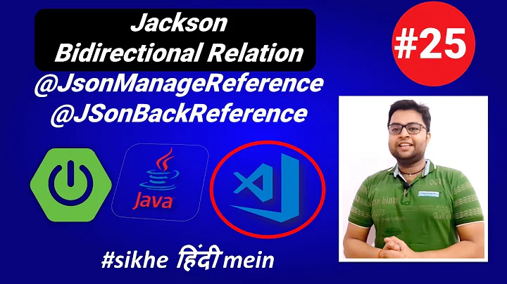 Jackson – Bidirectional Relationships |  @JsonManagedReference, @JsonBackReference | Spring Boot