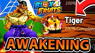 TIGER AWAKENING NO BLOX FRUITS?! CELESTIAL E ONI PRONTAS PRO UPDATE!