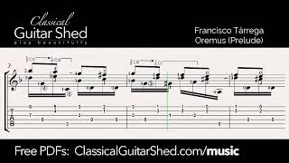Thumbnail for Tarrega: Oremus - Free Classical Guitar Sheet Music