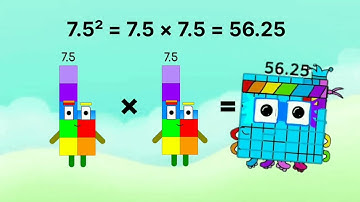 Identical decimal numberblocks square 1.5 to 10.5 | learn to count @Educationalcorner110