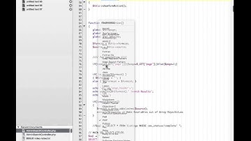 BBEdit navigation - classes, methods/functions, html