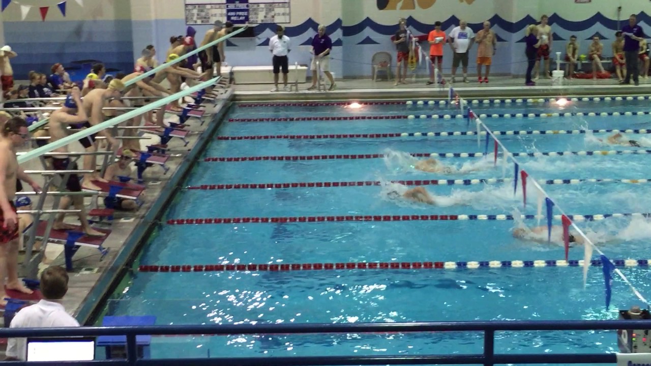 Hoosier Hills Conference Championships - 200 Free Relay - January 28 ...