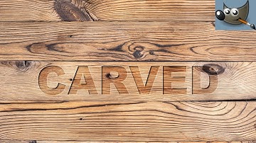 Create a Carved Text Effect in Gimp