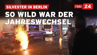Silvester in Berlin: Polizei und Feuerwehr ziehen Bilanz