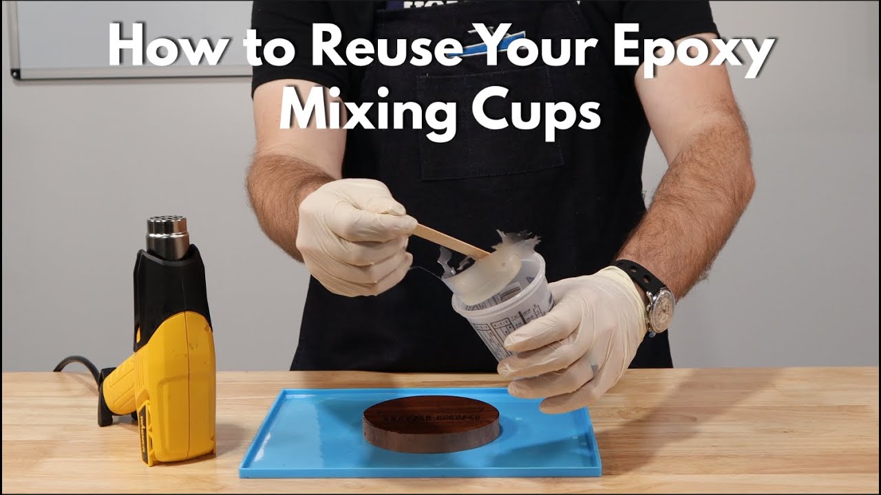 How to Reuse Your Epoxy Mixing Cups 