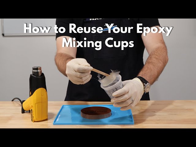 How to Reuse Your Epoxy Mixing Cups 