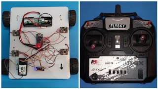 Rc car with arduino and flysky transmitter