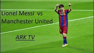 Lionel Messi  vs Manchester United  Леонель Месси Барселона Манчестер Юнайтед финал лиги чемпионов