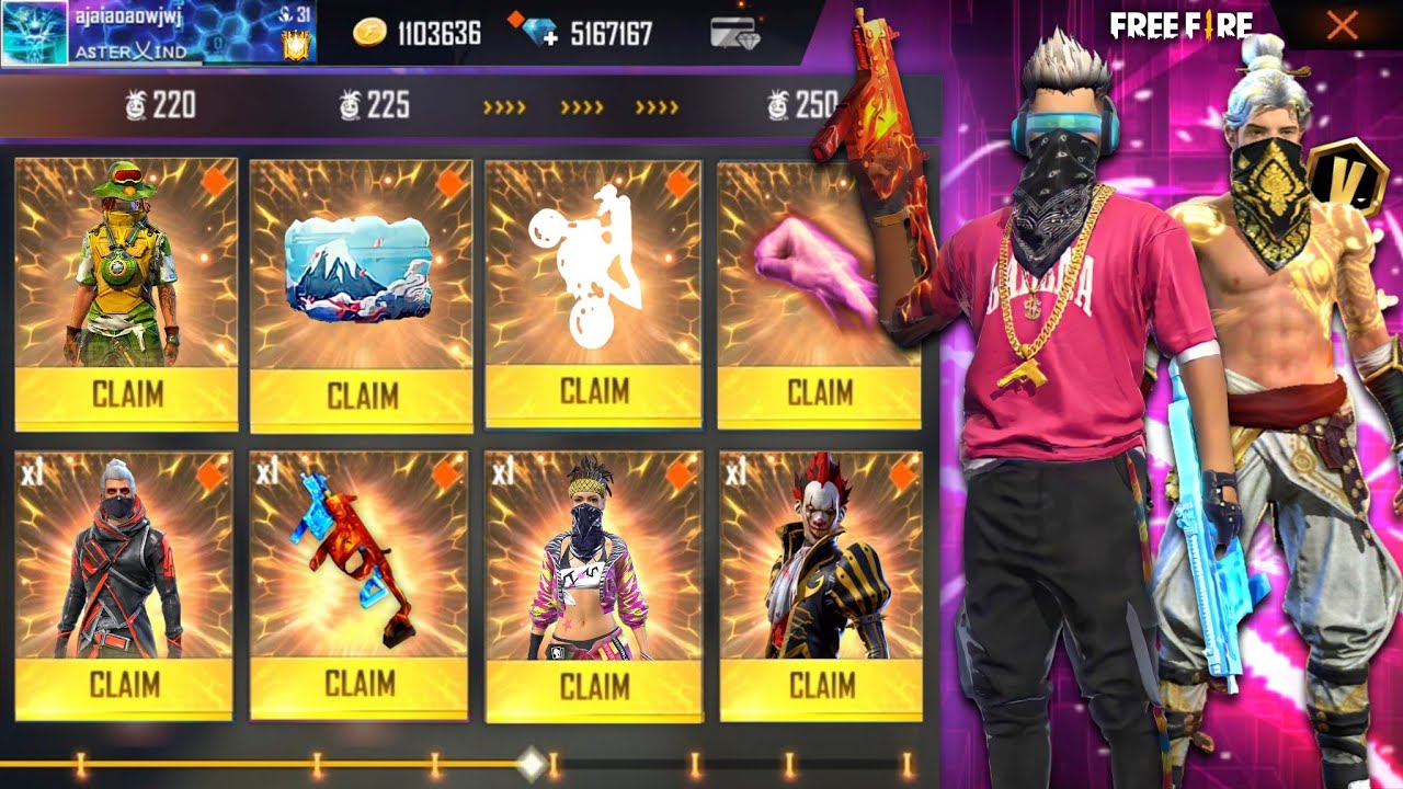 Buying 7000+ Diamonds, Rare Bundles & All Gun Skins In Faded Wheel Event On Subscriber ID Free Fire