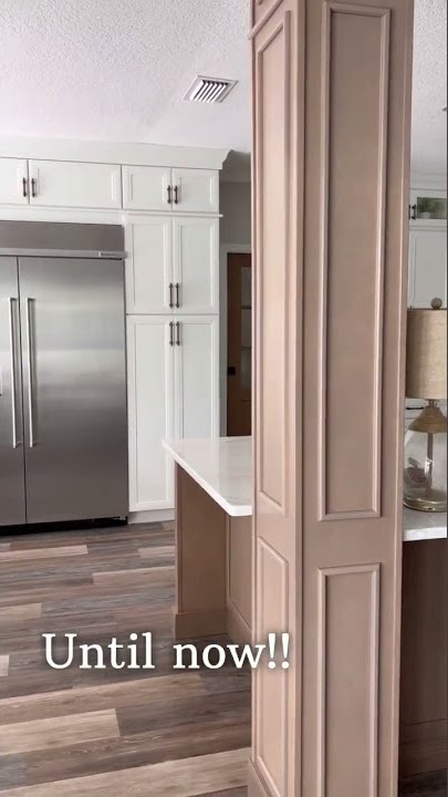 Kitchen Column Transformation! | #SHORTS | GatorMOM