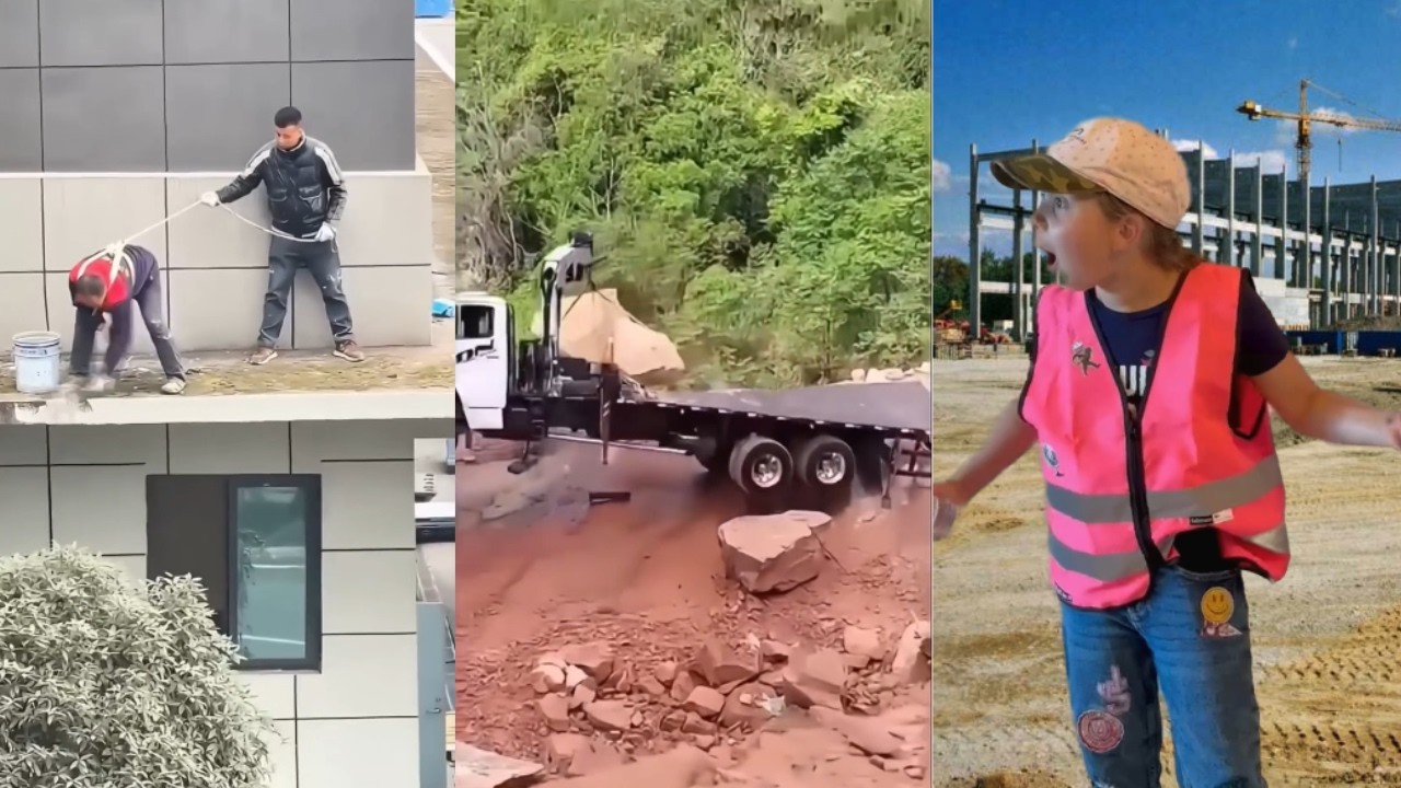 Seconds Before Disaster | Construction Fails Caught on Camera - YouTube