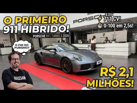 NEW 2026 Porsche 911 Turbo S: 711 HP and R$ 2.1 Million! (Detailed