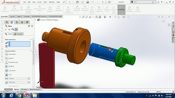 Cotter Joint Assembly in Solidworks|Machine Design|Solidworks assembly tutorial