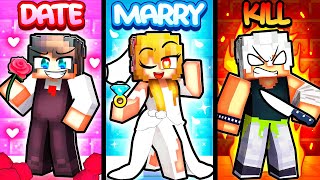 Celebrity Minecraft but DATE MARRY KILL! Net Worth