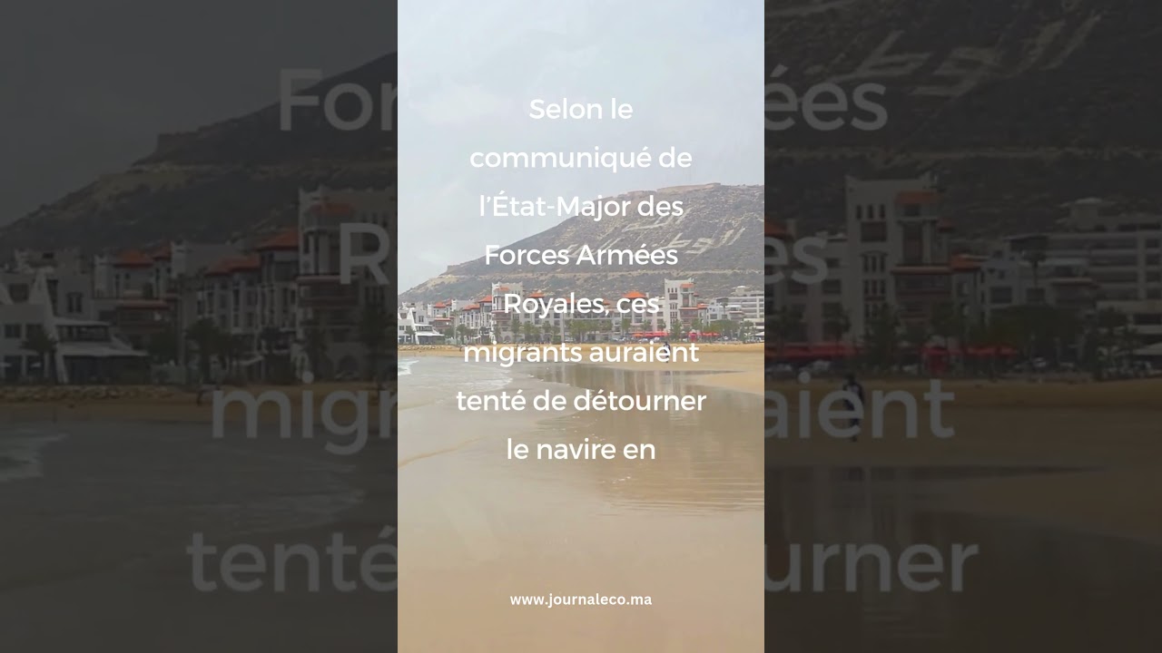 La Marine Royale marocaine libère l’équipage d’un Ccargo menacé par des migrants