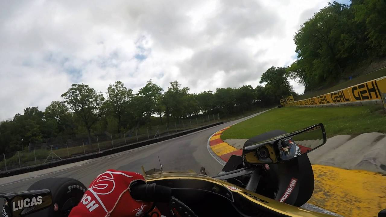 2016 INDYCAR Visor Cam with James Hinchcliffe at Road America YouTube