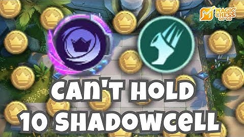 How To Be Rich In MCGG! 10 Shadowcell To Much Gold! Using Commander Aurora | #magicchessgogo 