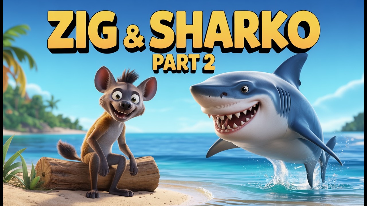 ZIG & SHARKO PART 2 | Funny Beach Cartoon Adventure 😂🏝️ - YouTube