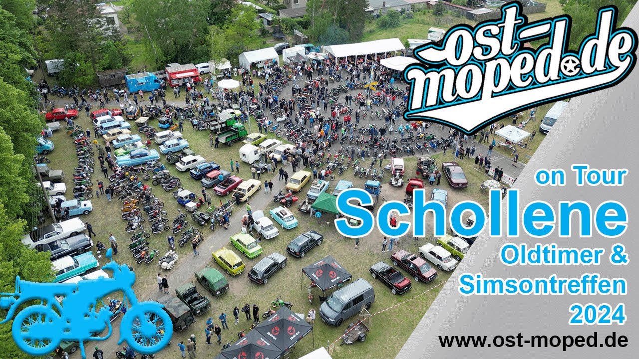 Simson und Oldtimertreffen in Schollene 2024 🏍️ | ost-moped.de