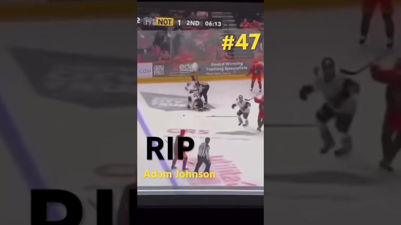 RIP Adam Johnson Hockey Nhl Youtubeshorts Death Rip Adamjohnson