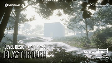 Unreal Engine 5 | Snow Church | Level Design Playthrough