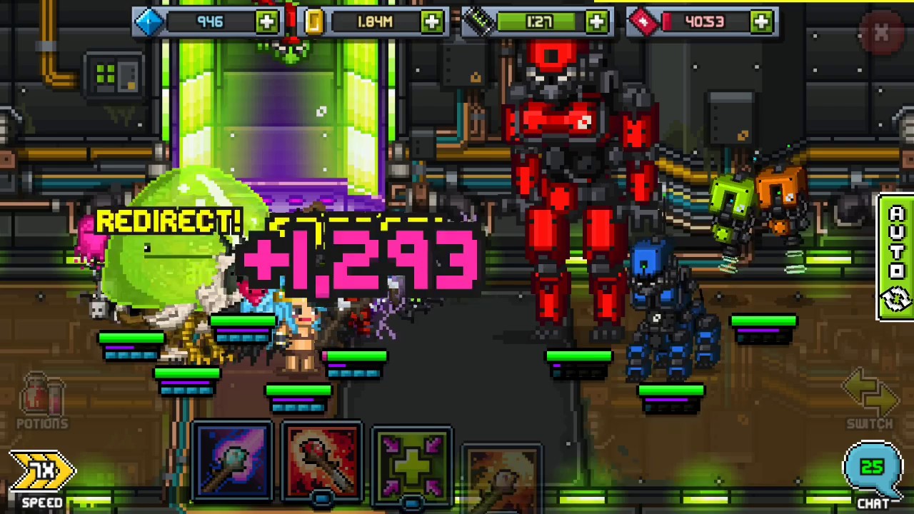 Bit Heroes - Raid 4 Heroic (Full auto, potless)