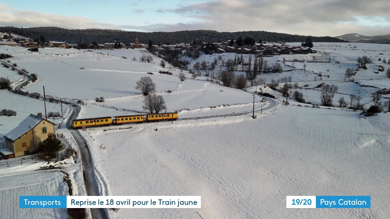 La ligne du petit train jaune des Pyrénées en travaux