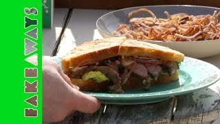Steak Sandwich Recipe Fakeaways With Zoe Ball Ben Mckellar