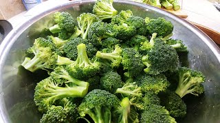 Preserving Our Broccoli Harvest