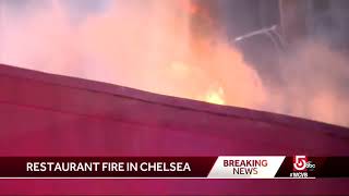 Fire rips through Chelsea restaurant