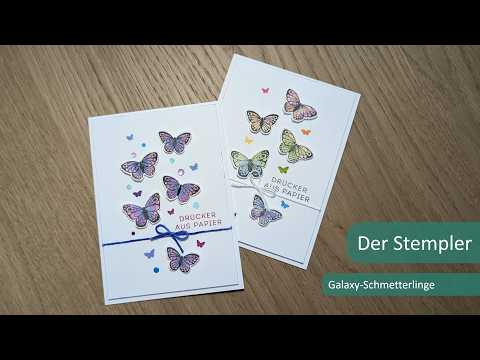 Galaxy Butterflies feat. Colorful Wings | Der Stempler ~ Stampin' Up!