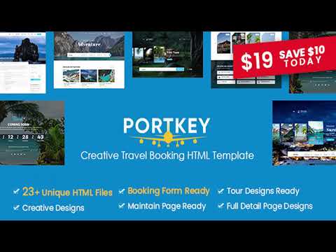 PortKey - Creative Tour Travel Booking HTML5 Template | Themeforest Website Templates and Themes