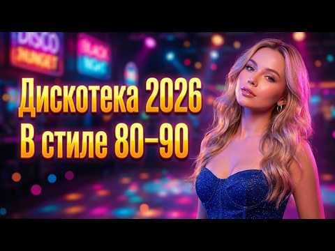 Дискотека 2026 в стиле 80 90 Live 13 Золотые хиты неон и атмосфера ретро 