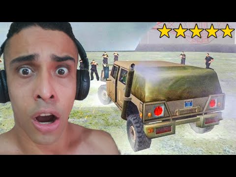 FUGI da POLÍCIA no NÍVEL MÁXIMO de estrelas 😱😱😱