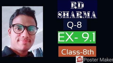 Q-8 || Ex-9.1 || Class-8th || RD Sharma || Linear equation in one variable || By - Gaurav Sir