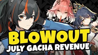 ZENLESS ZONE ZERO BREAKING EXPECTATIONS JULY GACHA REVENUE